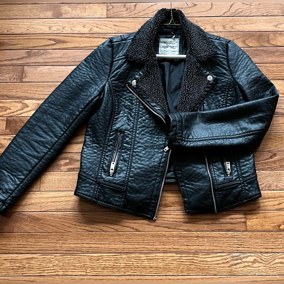 marilyn and me Jackets & Blazers - Vintage leather biker jacket